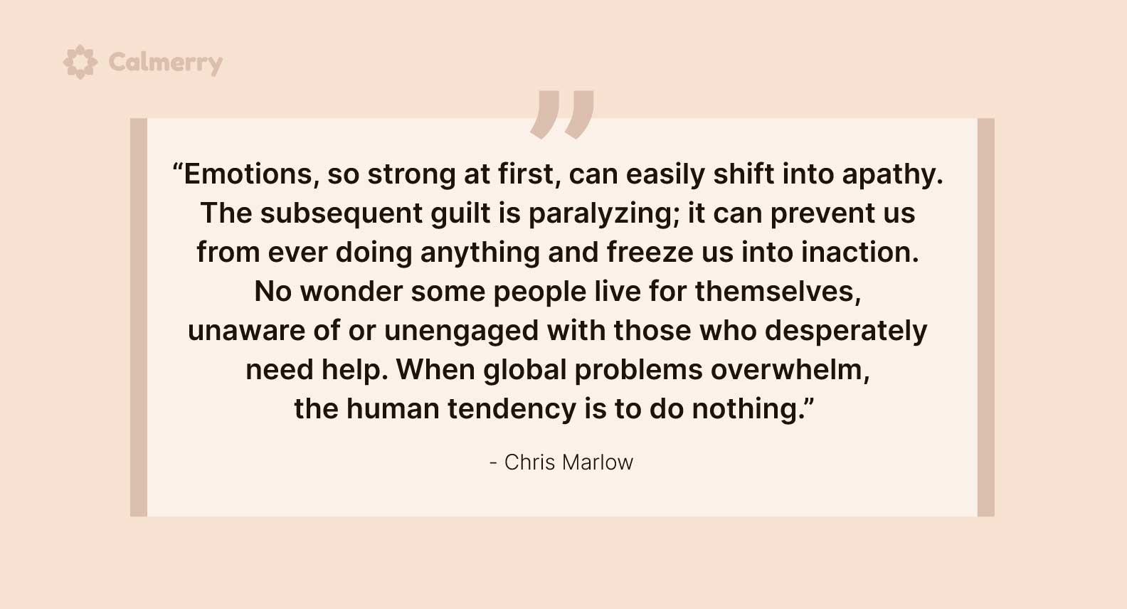 Chris Marlow quote